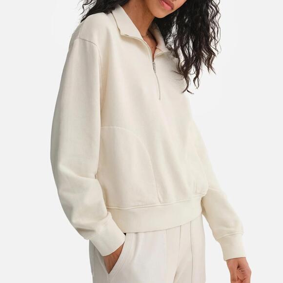 MATE the Label Tops - Mate the label half zip sweatshirt small bone